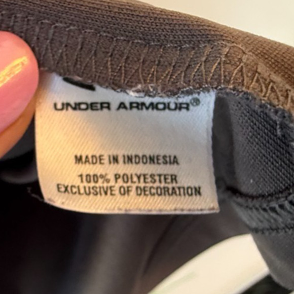 Under Armour US Navy Graphic HeatGear Athletic T-Shirt Men’s Large Gray Y2K - Picture 6 of 9